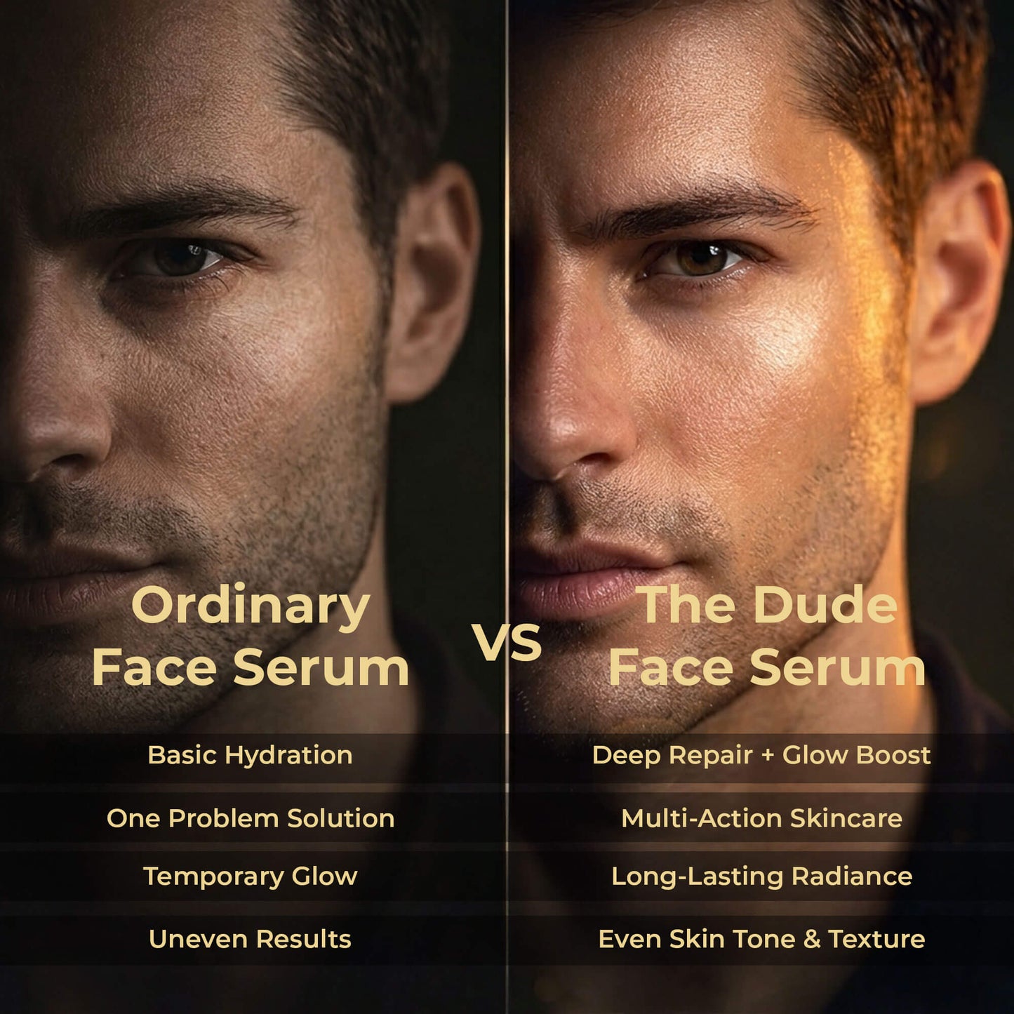 THE DUDE Ultima Skin Brightening Face Serum for Men - 30 ml | Goji Berry & Bamboo | Reduces Dullness & Dark Spots | Lightweight Serum