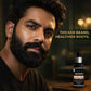 THE DUDE Beard Growth Grooming Combo for Men | Complete Beard Care Kit | Growth Cleanse & Style | For Thick Healthy Beard