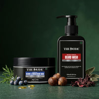 THE DUDE Beard Care Revive & Style Combo | Gentle Beard Wash + Silken Fix Beard & Moustache Wax