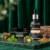 THE DUDE Beard Nourishing, Softening & Styling Combo for Men | Beard Growth Oil - 30ml & Velvet Touch Beard Softener Cream - 50gm (Pack of 2)