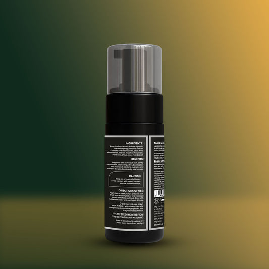 THE DUDE Vitamin C Foaming Face Wash 150 ml | Glow Boosting & Deep Cleansing Face Cleanser