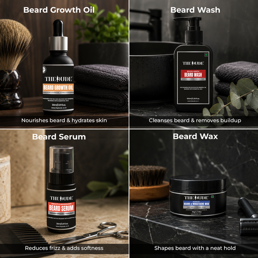 The Complete Beard Care Kit — Grow, Clean, Nourish & Style