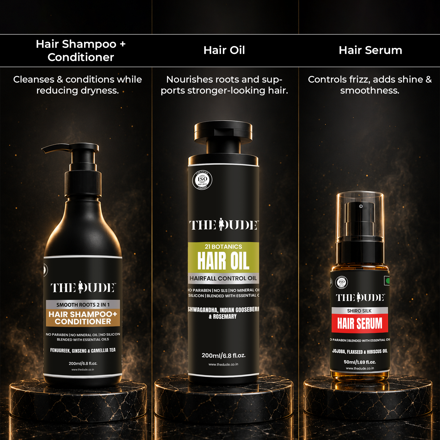 Hairfall Control & Nourish Kit — Strengthen Roots, Reduce Fall, Add Shine
