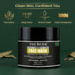 THE DUDE Clean Detox Face Mask for Men - 100 gm | Bakuchi Indian Bay Leaf | Deep Pore Cleansing | Helps Reduce Acne & Oil