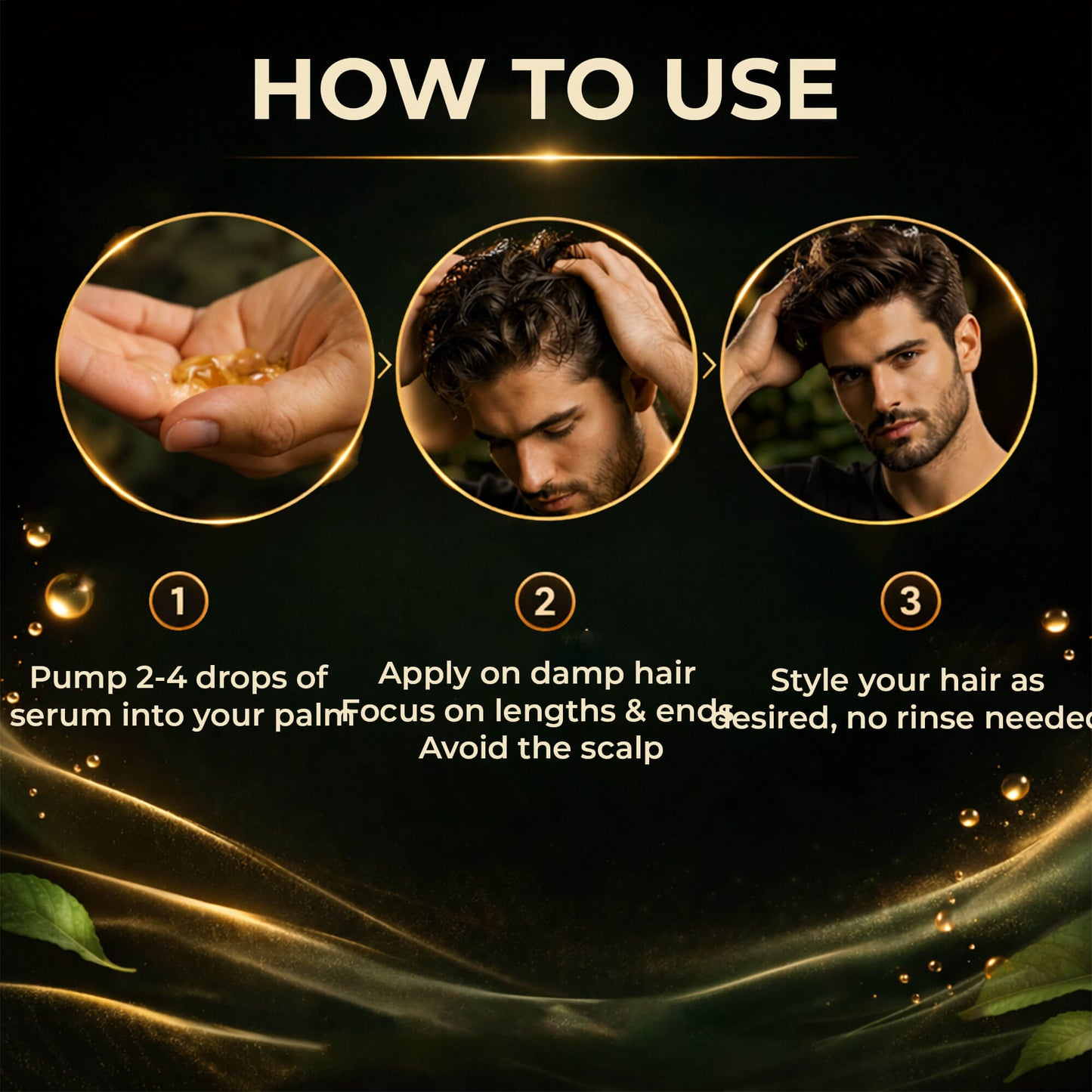THE DUDE Shiro Silk Hair Serum for Men - 50 ml | Jojoba, Flaxseed & Hibiscus | Controls Frizz & Flyaways | Adds Shine & Smoothness to Dry Dull Hair