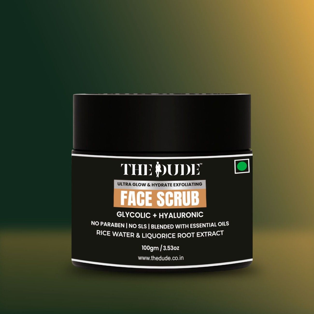 THE DUDE Deep Cleansing Activated Charcoal Face Wash for Men - 100 ml | Deep Cleansing Formula with Black Tea & Sage | Daily Use Face Cleanser